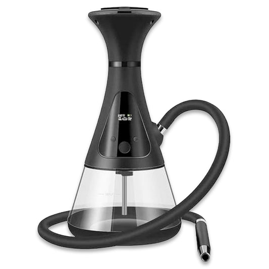 HOOKAHTRON Electric Hookah - Works with All Flavors (Black)