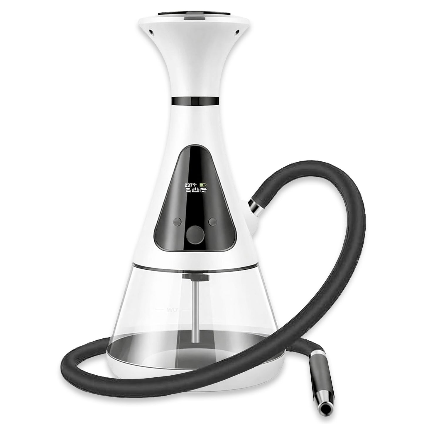 HOOKAHTRON Electric Hookah - Works with All Flavors (White)